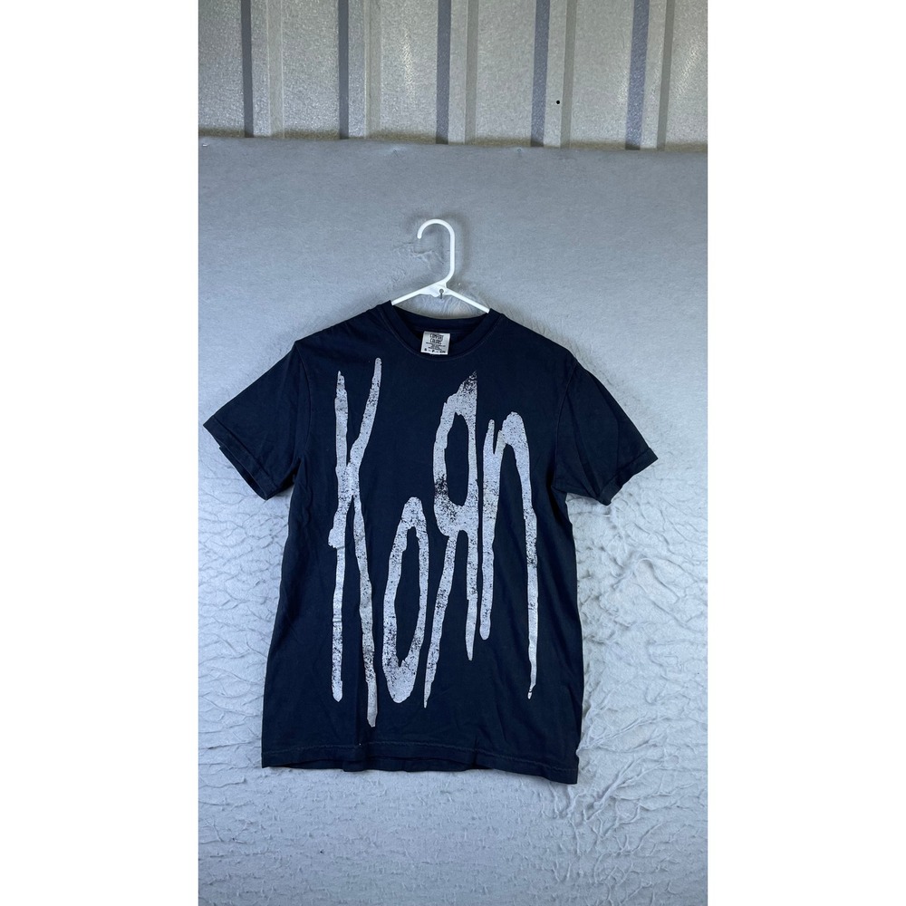 Comfort Colors Korn T-Shirt Mens Small Black Excellent Always A Freak Band Tee